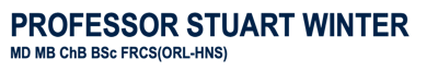 Professor Stuart Winter, Ear Nose & Throat (ENT) consultant Surgeon, Oxford